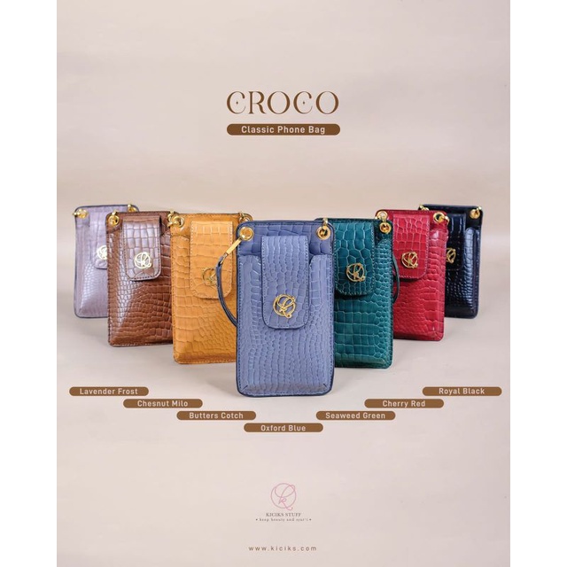 Croco Phone Bag / Tas HP / kiciks muslimah