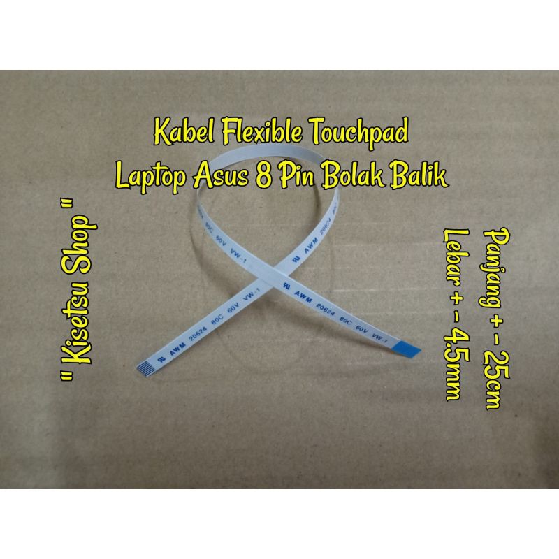 Garderning_Sekar Kabel Fleksibel / Flexible Touchpad Laptop Asus Acer Lenovo Dll 6 8 Pin Searah / 2