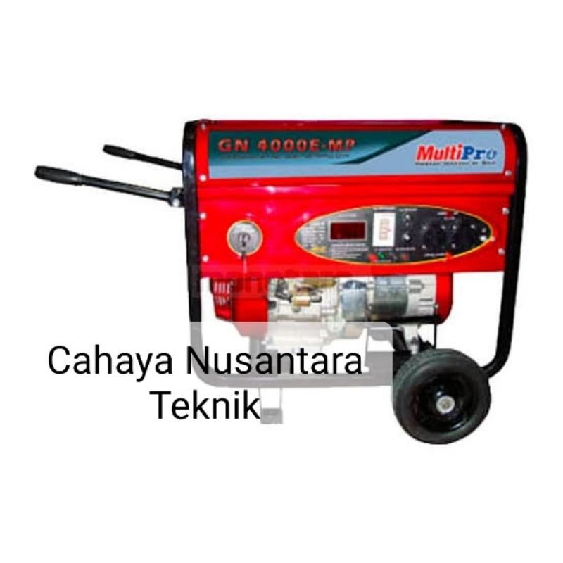 Mesin Genset Bensin 3500 Watt GN 4000 E-MP MULTIPRO