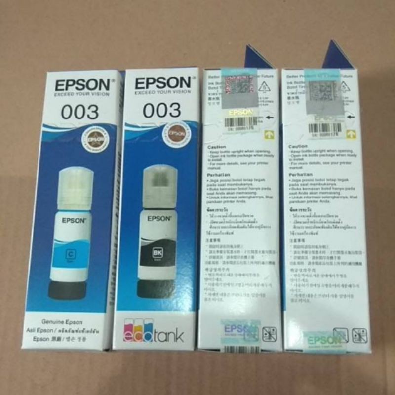 TINTA REFILL EPSON 003 KHUSUS 1 SET CYMBK L1110/L3110/L3150/L5190