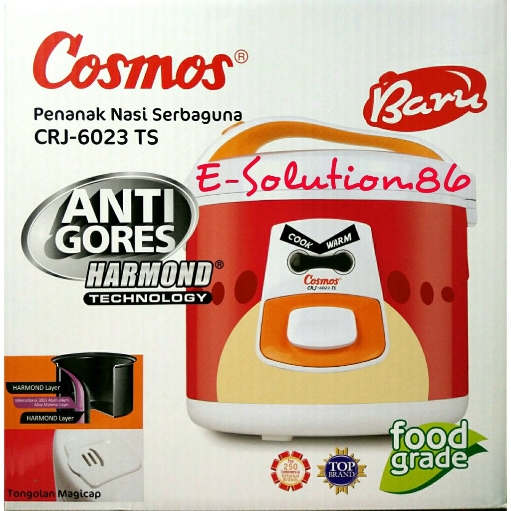 Cosmos RICE COOKER Magic Com Penanak Nasi CRJ 6023 cosmos