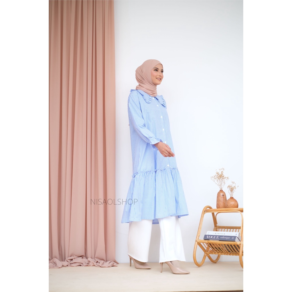 LITA TUNIK - NEW MODEL - TUNIK KOTAK - PAKAIAN WANITA - FASHION MUSLIM - BISA COD