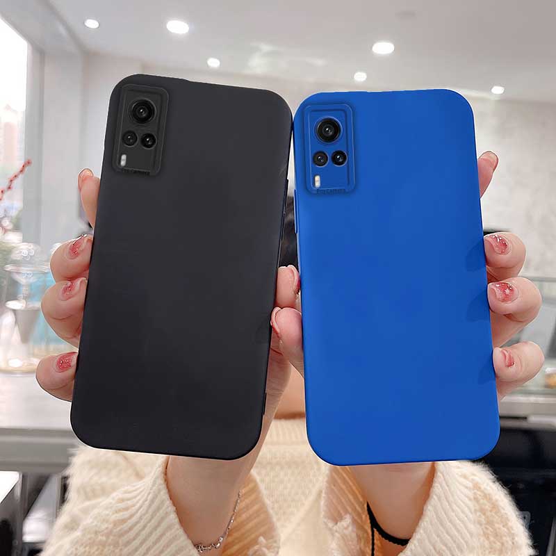 Fashion Klein Blue Case Samsung A52 A32 A12 A51 A03S A10S A50 A20S J7 Prime A02S A20 A72 A50S A10 A30S A52S A30 M12 M10 M01S A54 A15 A16 A9 A5 Y12 Y20 A12 Soft TPU Shockproof Back Cover