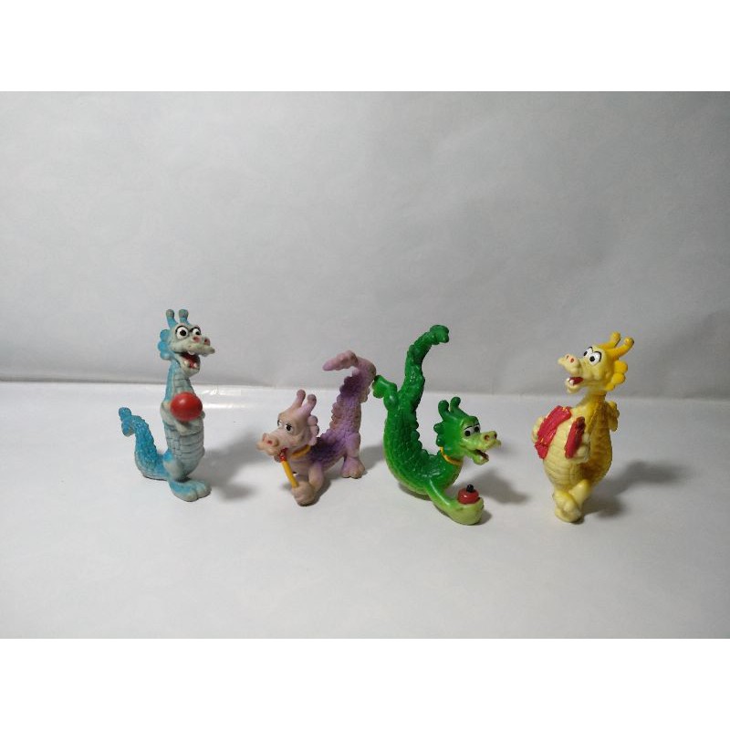 Shio Naga 1988 Chinese Dragon Toys Happy Meal Mcd Mcdonalds Liong Long Wyvern Barongsai Rare Jadul