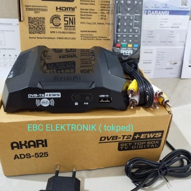 Set Top Box Digital Tv Akari Dvb T2 +Ews Ads-2230