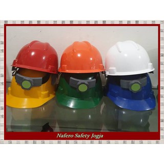  HELM  PROYEK  SAFETY PUTIH KUNING MERAH HIJAU BIRU SNI MURAH 