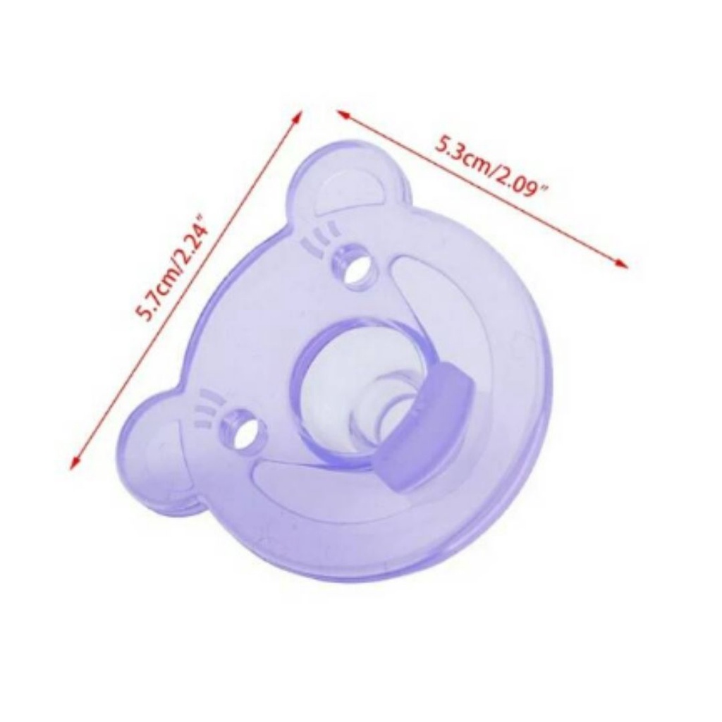 empeng pacifier silikon bening silicon transparan lucu hewan | bpa free