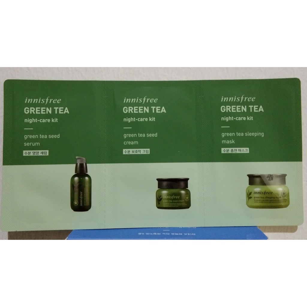 Innisfree Green Tea series  sample