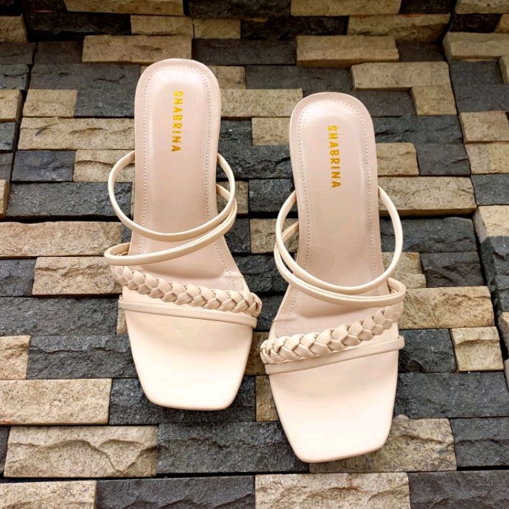 Best Seller Shabrina Fiona Cream Sepatu Big Size Jumbo 41-45