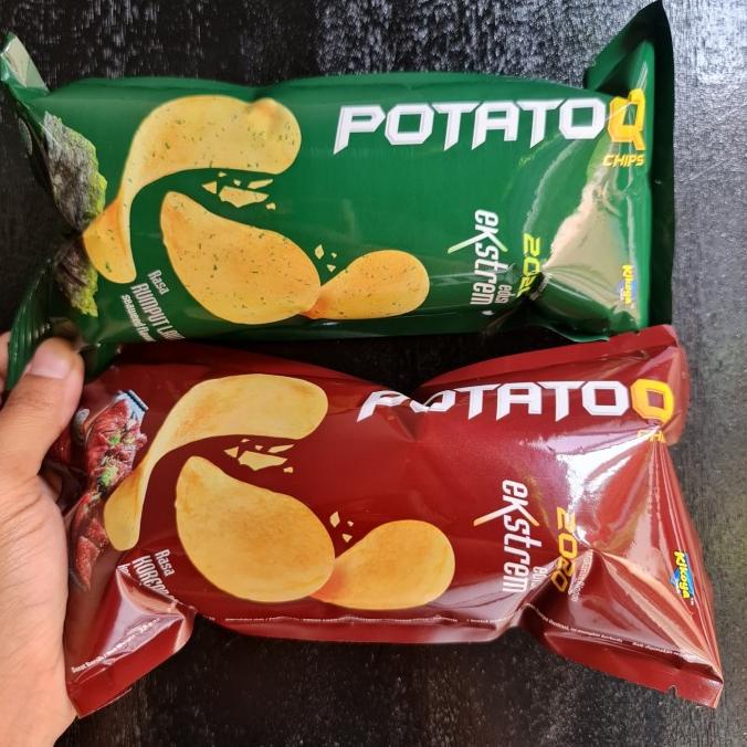 

POTATOQ CHIPS RASA KOREAN BBQ/ CEMILAN ENAK POTATOQ 28G RUMPUT LAUT