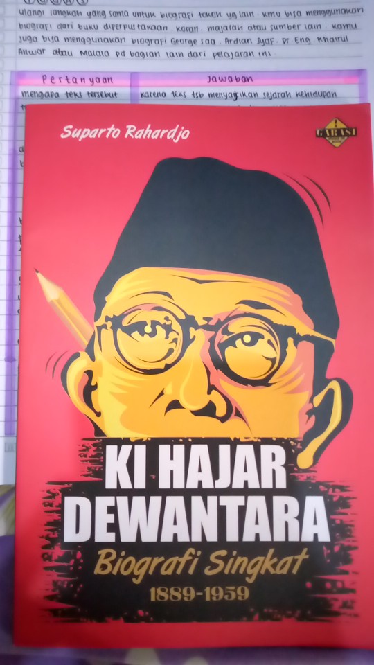 Buku Ki Hajar Dewantara Biograﬁ Singkat 1889 1959 Suparto R Shopee Indonesia