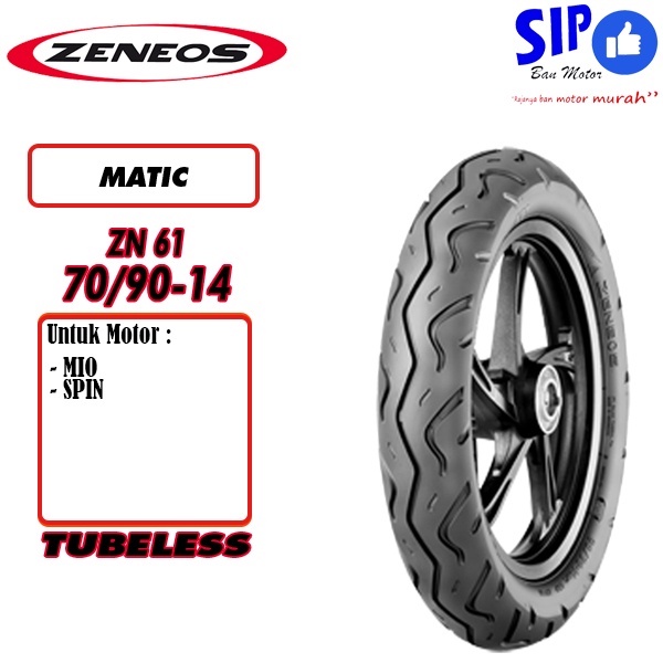 Ban motor matic Zeneos ZN61 70 90 14 tubeless