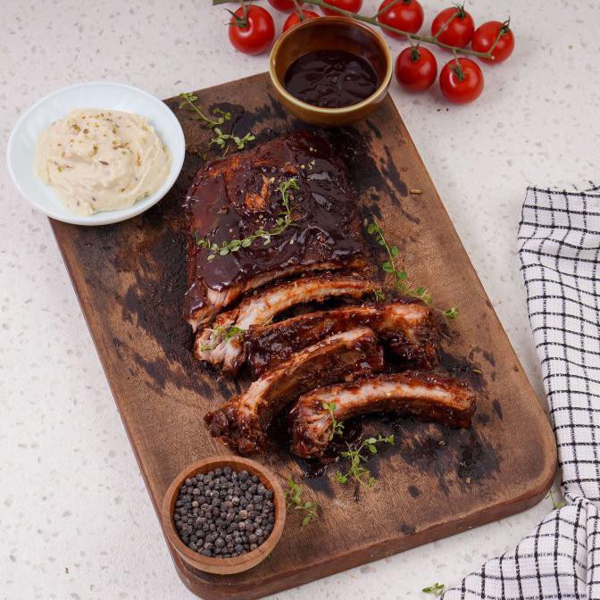 

Baby Back Ribs (Khusus Luar Kota) - Bbq Hickory Ready Stok