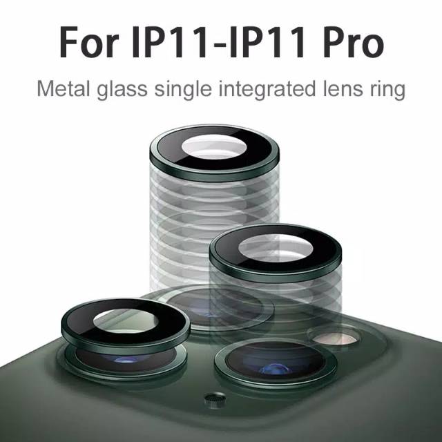 Metal Ring Tempered Glass Camera iphone 11 iphone 11 pro iphone 11 pro max Kamera