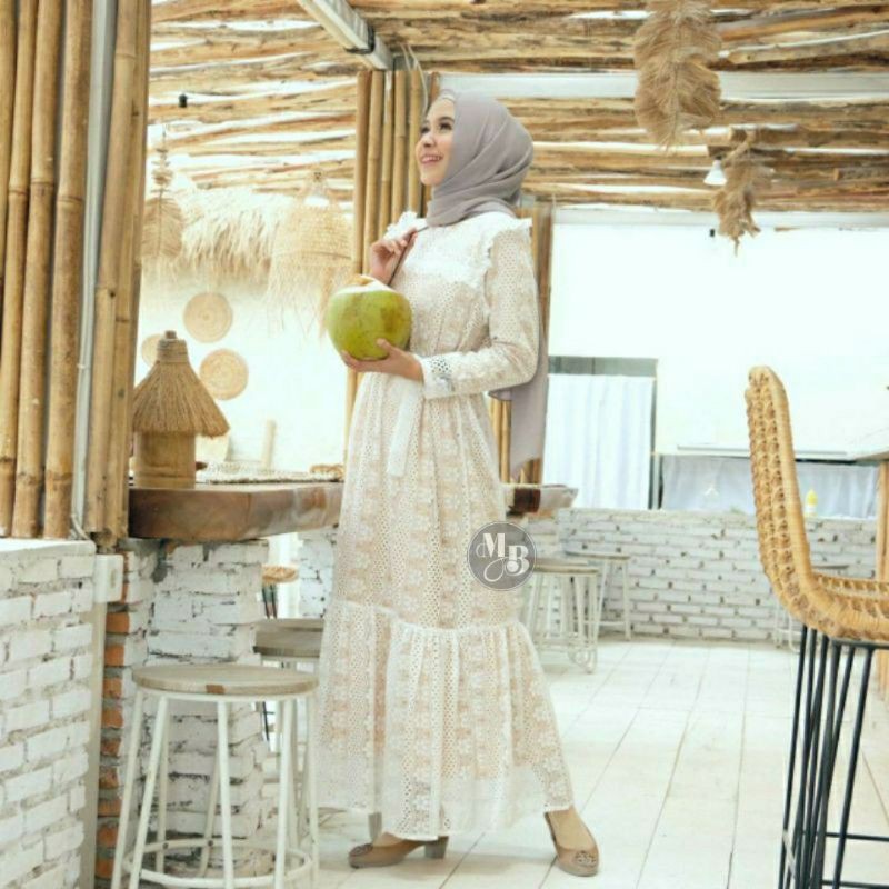 CLASSIC DRESS DRESS TILLE GAMIS BROKAT TILLE