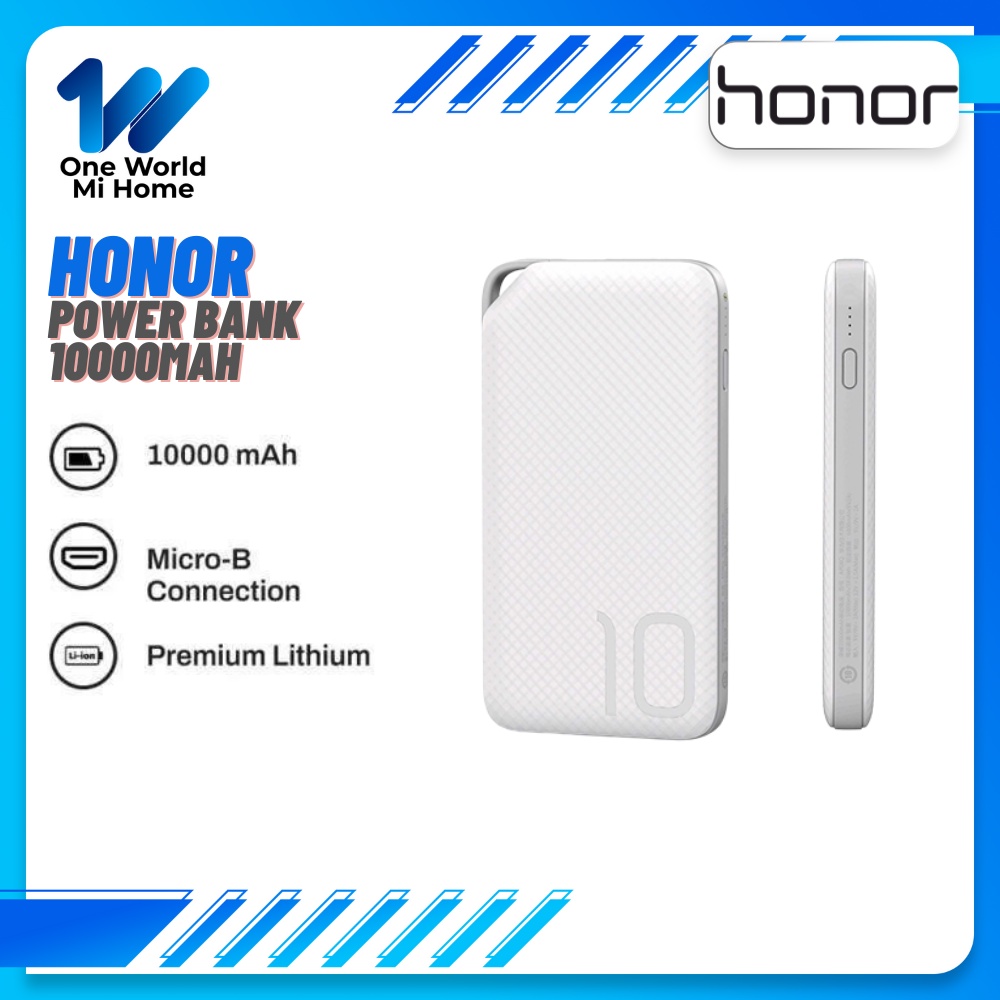 Honor Power Bank 10000mAh Fast Charge Micro-B