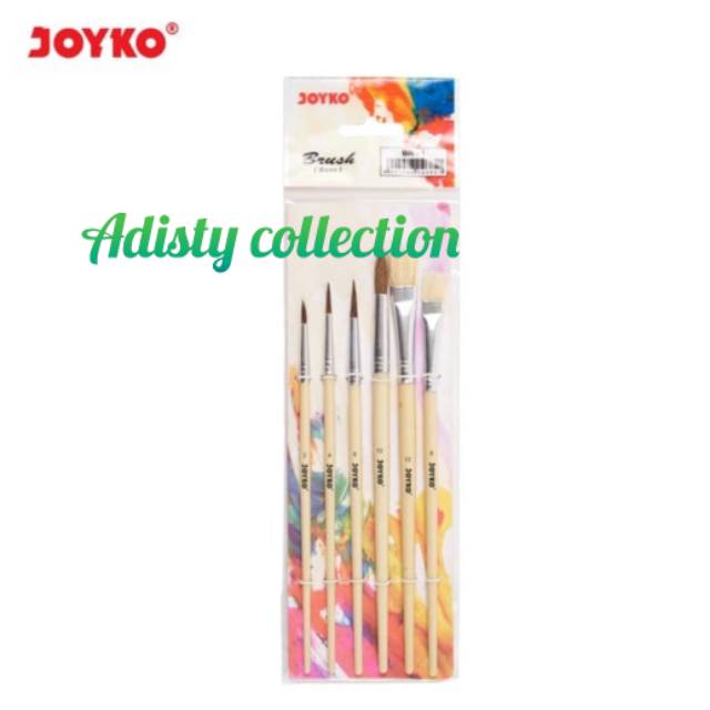 

Kuas Joyko 1 Set isi 6 pcs