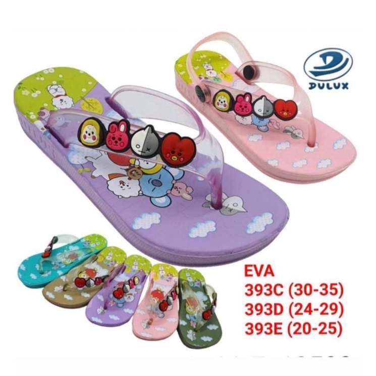sandal anak perempuan bt21 Dulux 393 uk24-29
