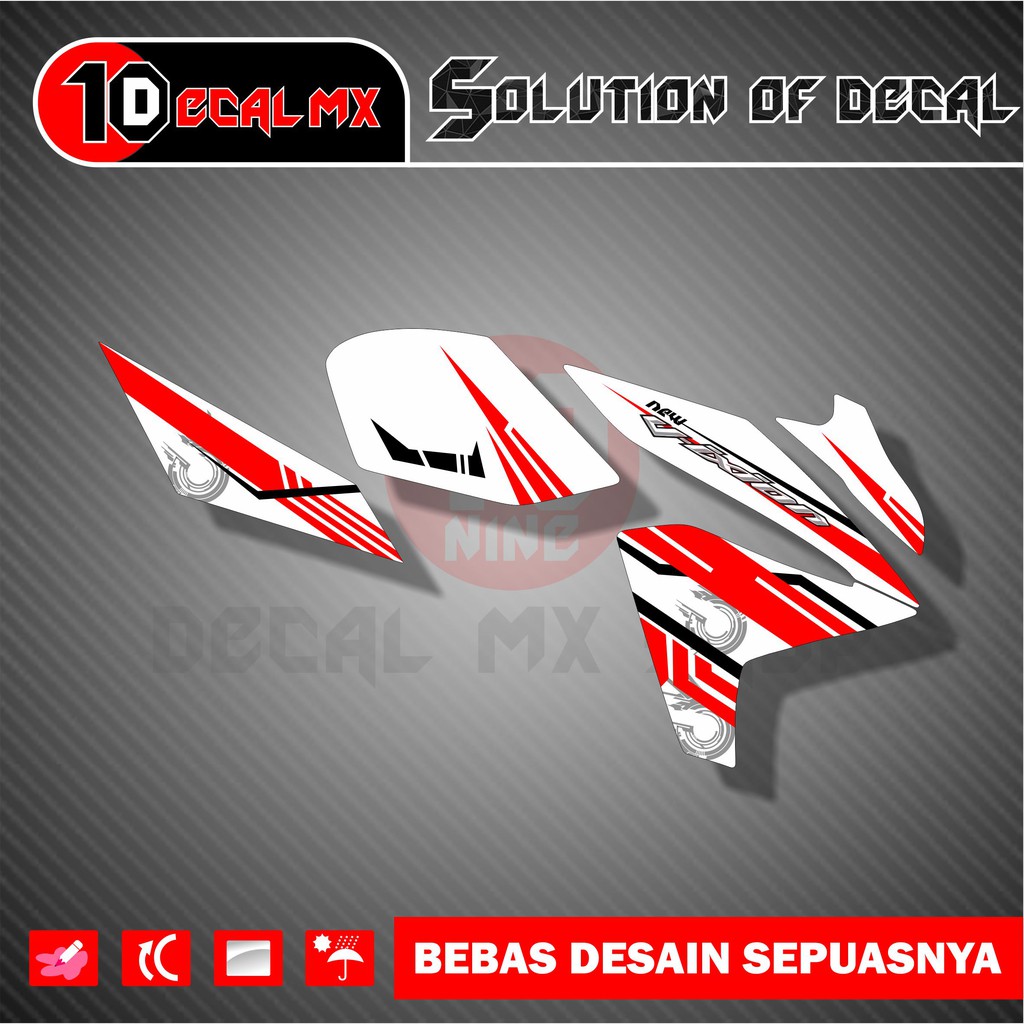 striping vixion nvl putih simple