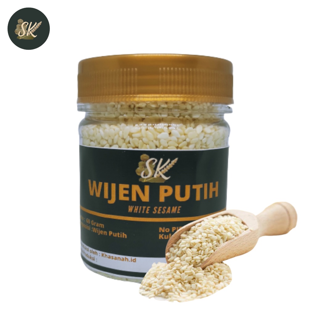 

Wijen Putih Premium Quality 60 gr