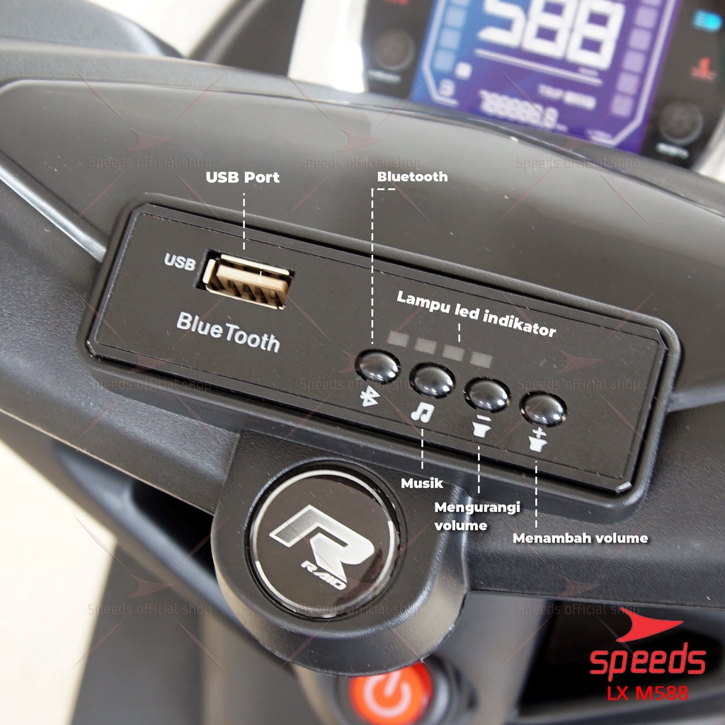 promo Mainan Anak Motor Aki Mainan Motor Motoran Sepeda Motor NMAX Aki Mainan Anak Ban Karet