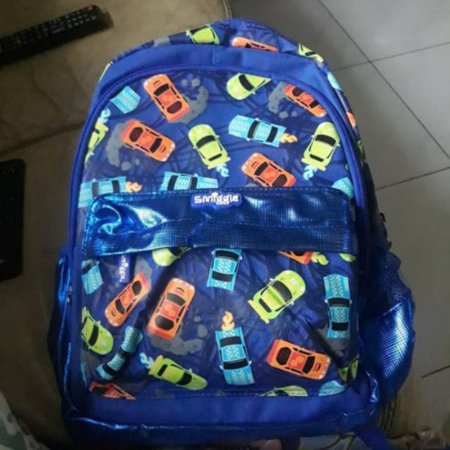 Smiggle Backpack Vroom Vroom