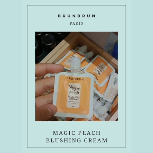 BRUNBRUN Magic Peach Blushing Cream