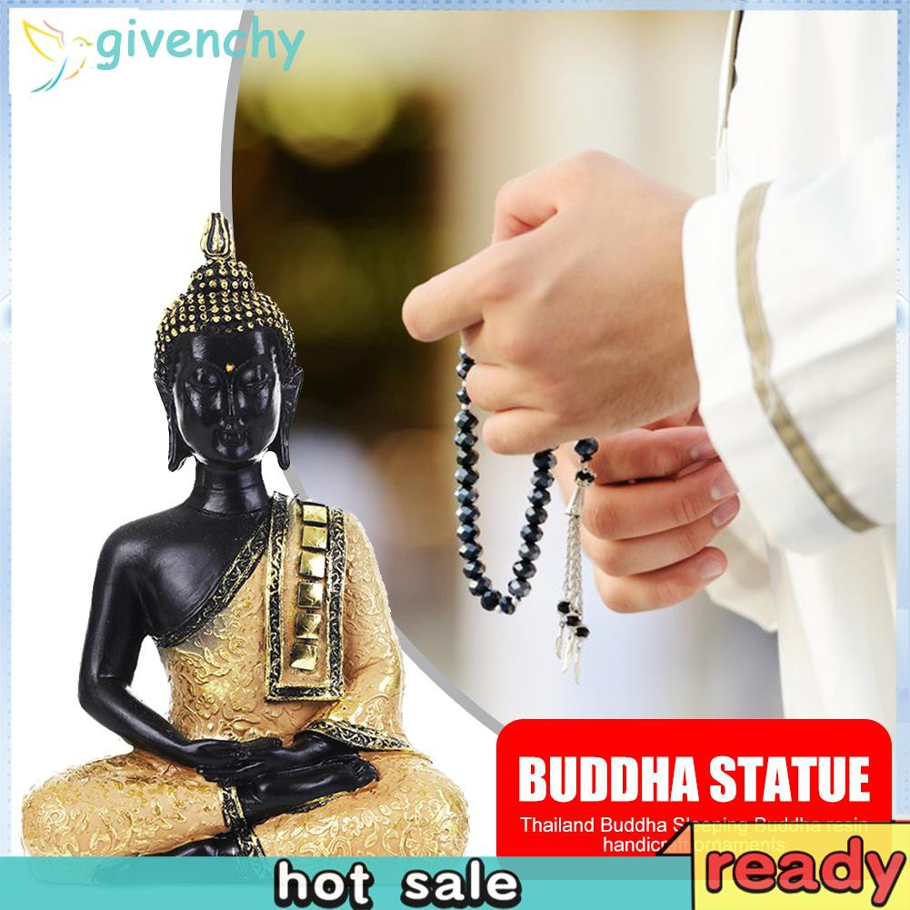 Resin Craft Meditating Buddha Statue