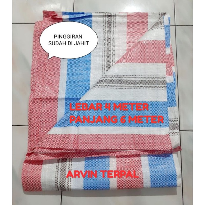 Terpal Jemur Padi 4x6 / Terpal Hamparan Padi / Jemuran Padi / Terpal salur
