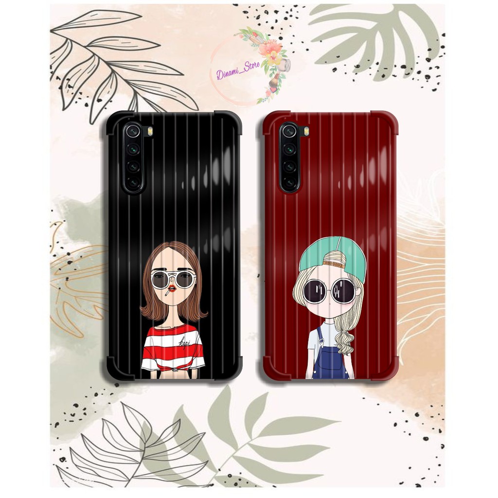 softcase Cute grils  Oppo A3s A1k A5 A9 2020 A7 F9 A5s A31 A52 A92 A37 A53 A83 F1s F11 DST246