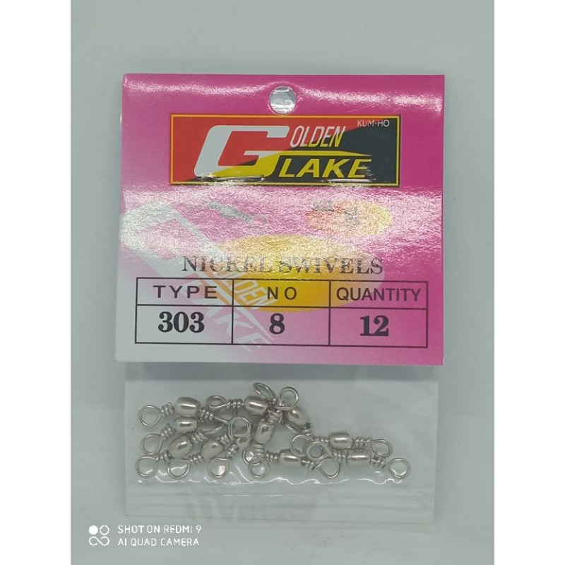 Penitik Golden Lake Nickel Swivels ( No.08 )