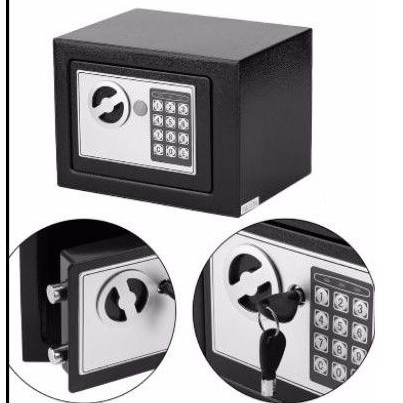 Taffware Brankas Mini Electric Password Safe Deposit Box 4.6L 17E