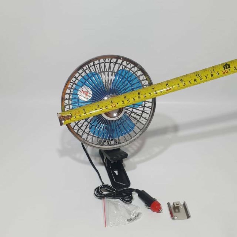 Kipas Angin Mobil 6 inch DC 12V 24V Kipas Angin Jepit Aki Mobil 6&quot; Kipas Angin DC Visalux Car Fan