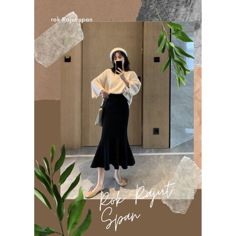 Rok Rajut Duyung Import