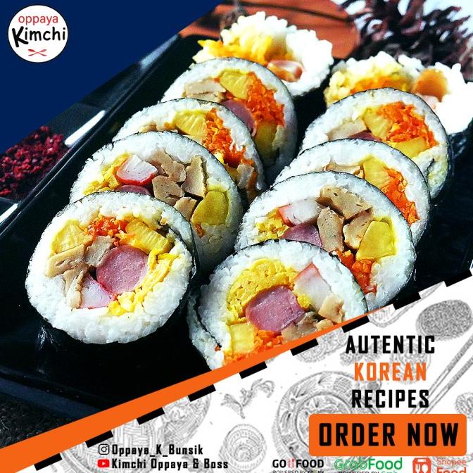 

[COD] Kimbab Sosis Korea murah enak asli 10 potong ~ 11 potong. [COD]