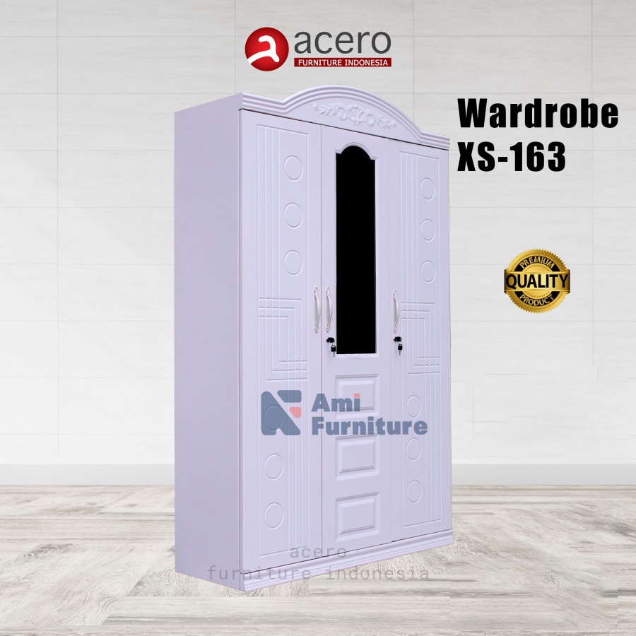 Lemari Baju Besi Lemari Pakaian Besi Lemari Pakaian Besi 3 Pintu Minimalis lemari pakaian lemari baj