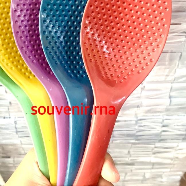 ♕ Souvenir 50 Pcs Centong Magic Com Kemasan Plastik ⅍