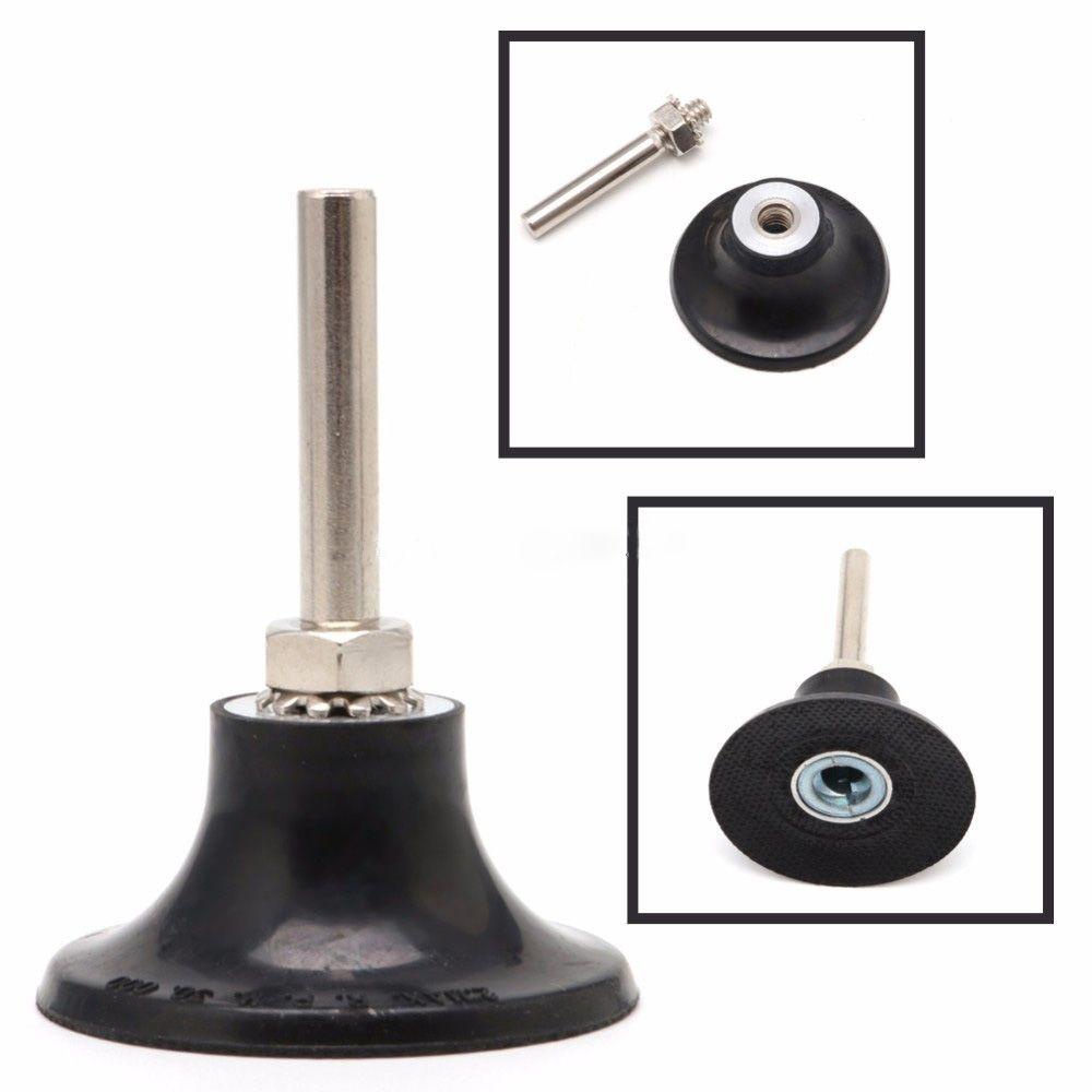 [Elegan] Sanding Disc Pengganti Sekrup Hitam Rotary Poles 6mm Shank Lock Tray Stand