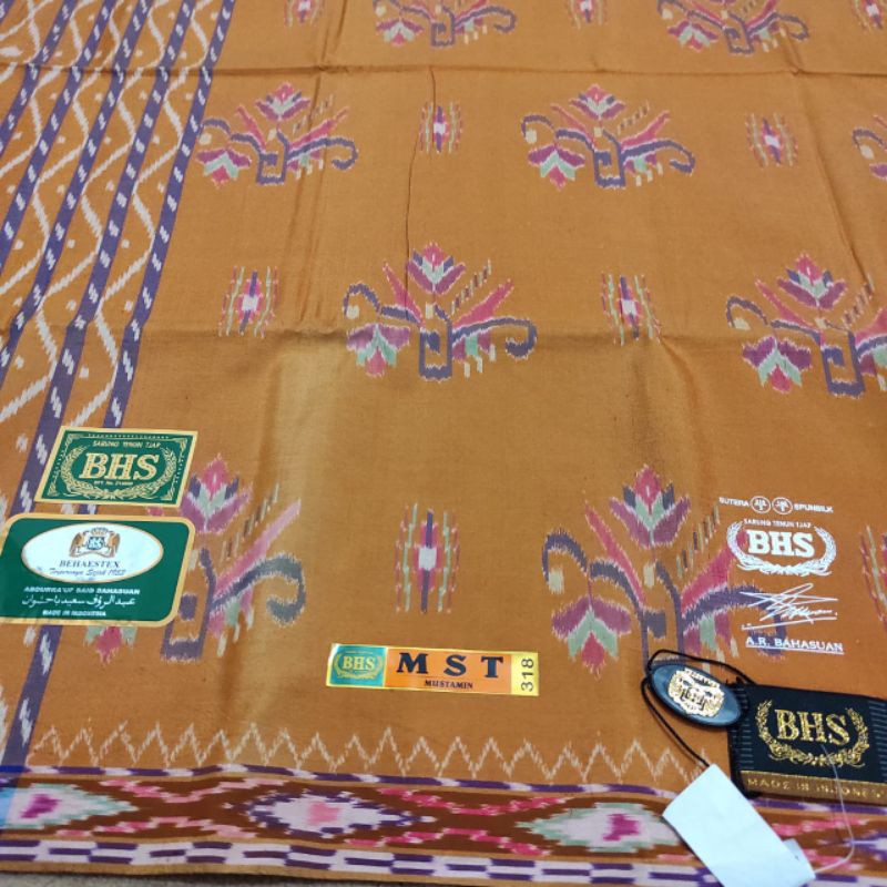 Sarung BHS ORIGINAL motif MST FULL SUTRA Lited Edition Bhs Kmbang Pull sutra Pul Sutera Sipunslik