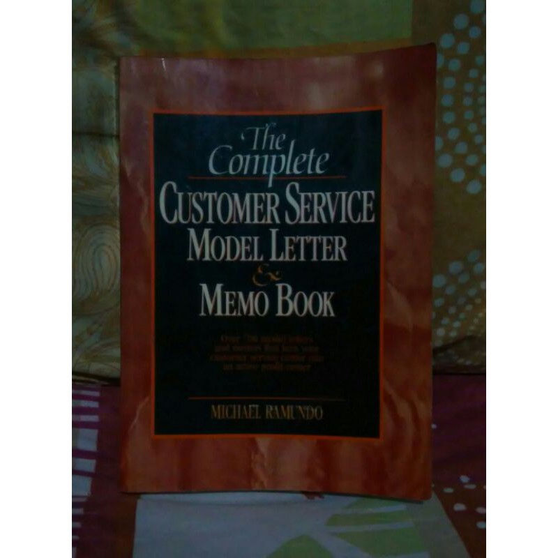 

The Complete Customer Service Model Letter & Memo Book (I)