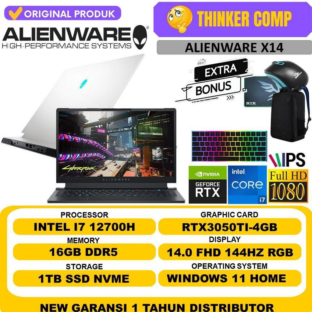 LAPTOP ALIENWARE X14 I7 12700H 16GB DDR5 1TB SSD RTX3050Ti FHD 144HZ WINDOWS 11 ORIGINAL