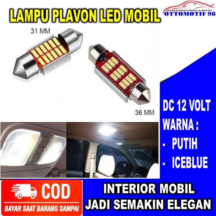 Lampu Lapu Pelavon Plavon Plafon Cabin Kabin Led Aksesoris Acesoris Fariasi Interior Dalam Mobil Ava
