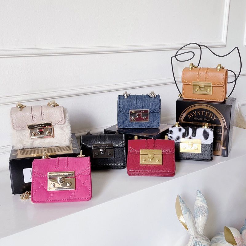 Tas Ck Wonderland bling mini sling bag