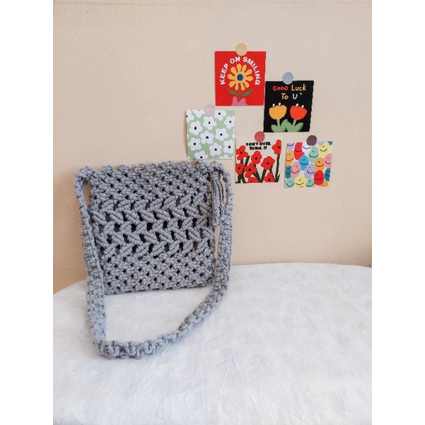 Bag Macrame bag tas macrame
