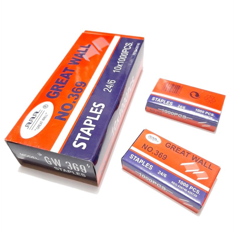 

ISI STAPLER / STAPLES GREAT WALL GW 369 1 Pack