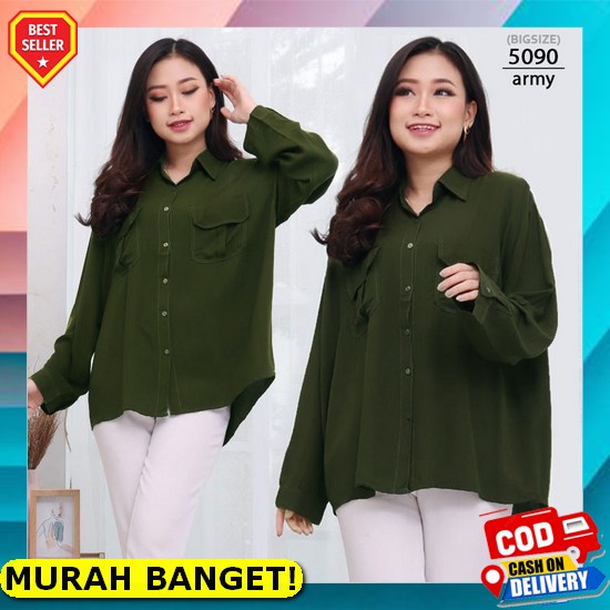 Pakaian Baju Atasan Nando Blouse Bluse Blus Lebaran Kondangan Wanita Dewasa Remaja Cewek Kekinian Te