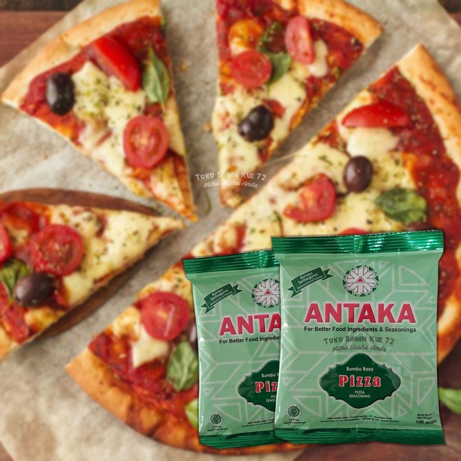 

Antaka Pizza 100gr Bumbu Tabur Rasa Pizza Seasoning