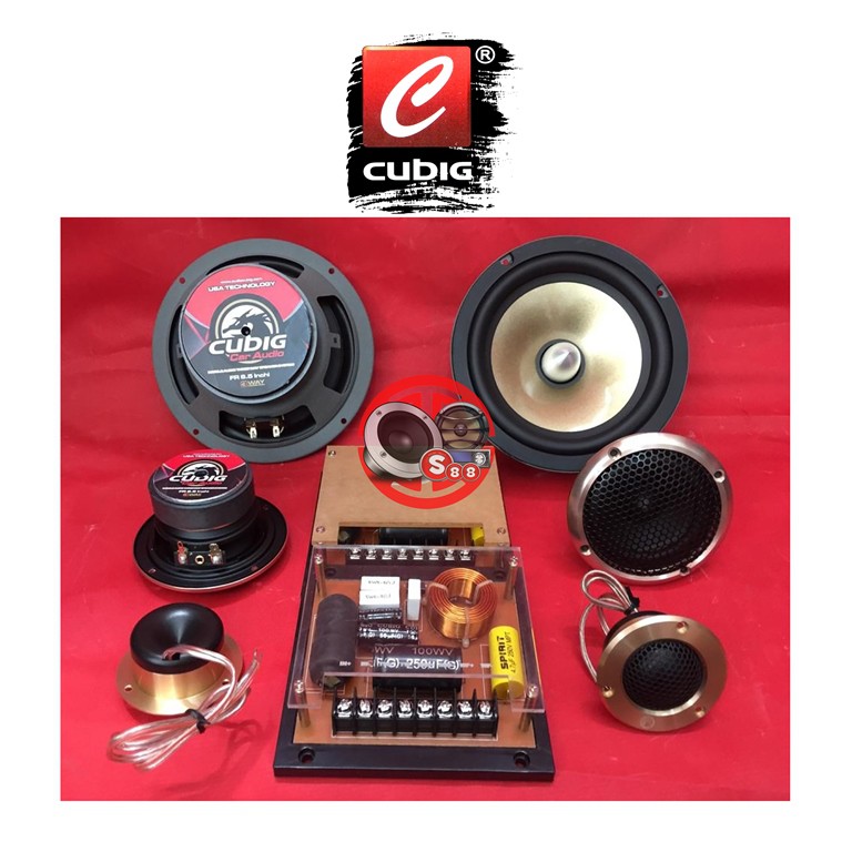 Cubig Gold Series 3-Way Speaker Component Kit