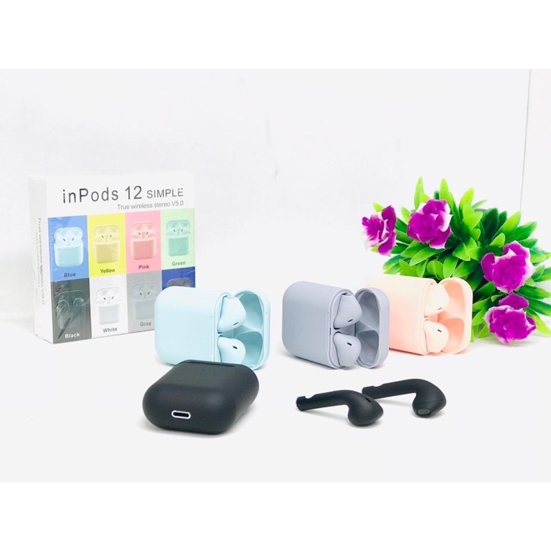 Ready Grosir Headset Bluetooth i12 MACARON / i12s Wireless  12 v5