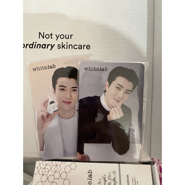 Sehun EXO Whitelab Photocard